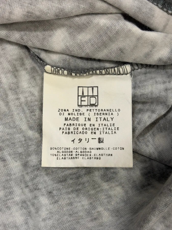 2000s Cavalli Grey Blue Snake Print Longsleeves AHUwxqf 8