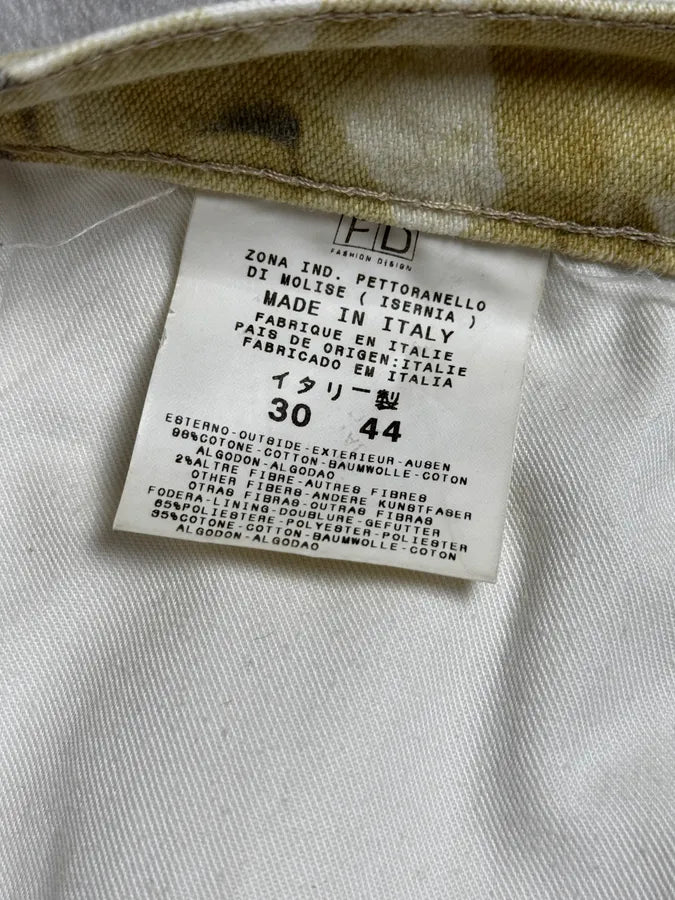 2000s Cavalli Green Savage Jungle Leafs Pants lZIZUJa 12