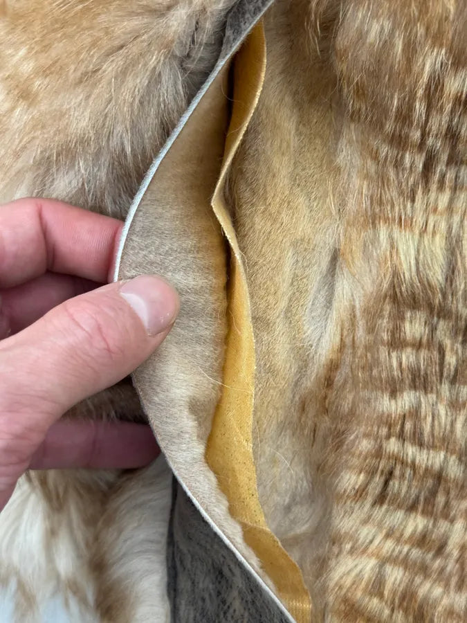 2000s Cavalli Grey Eroded Fur Leather Long Coat AXWWwba 9