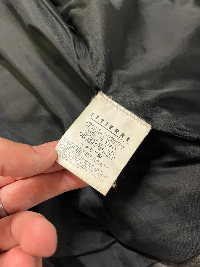 2000s Cavalli Grey Eroded Leather Jacket Gpnchmp 11