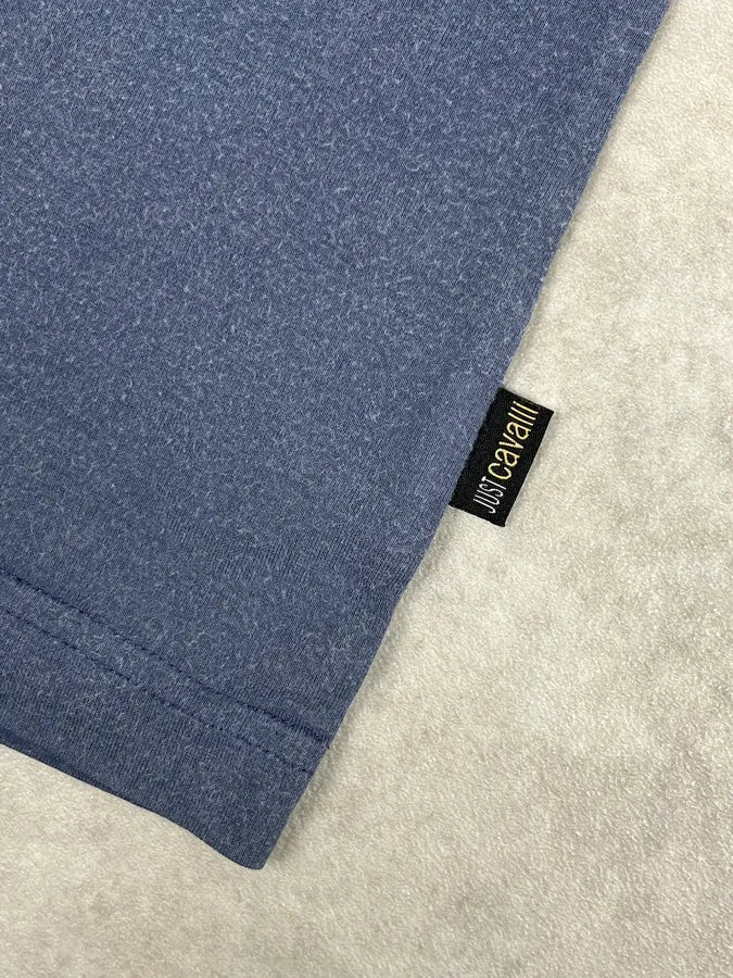 AW2003 Cavalli Blue Mozaic Signature T-Shirt GYWPqYt 6