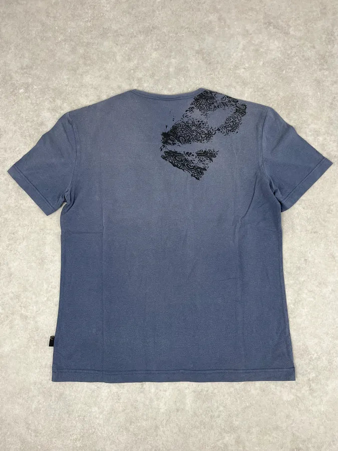 AW2003 Cavalli Blue Mozaic Signature T-Shirt GYWPqYt 4