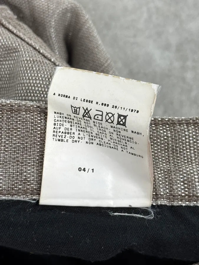 SS2004 Cavalli Grey Shiny Flap Pockets Pants iwWUnMf 13
