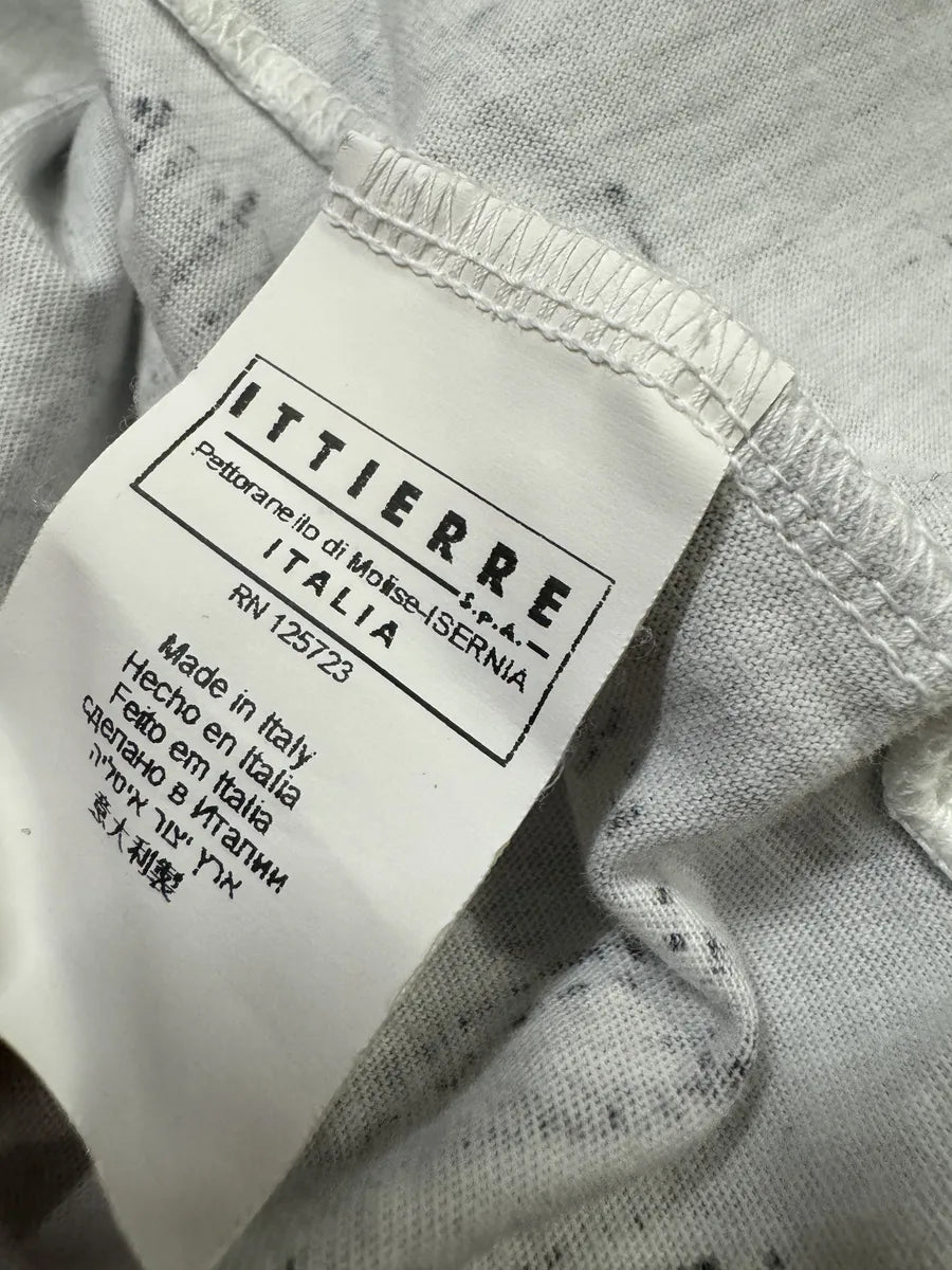 2000s Cavalli Grey Trompe L’oeil Effect Tee-Shirt (M/L) jOuFlzF 8