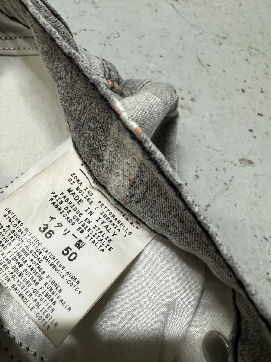 2000s Cavalli Grey Trompe L’oeil Pockets Pants cXeAZDH 7