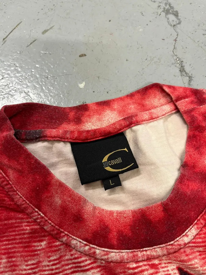2000s Cavalli Horse Red Evil T-Shirt AahPuqT 6