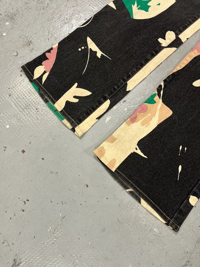 2000s Cavalli Human Artwork Contemporary Pants tKOBXoL 5