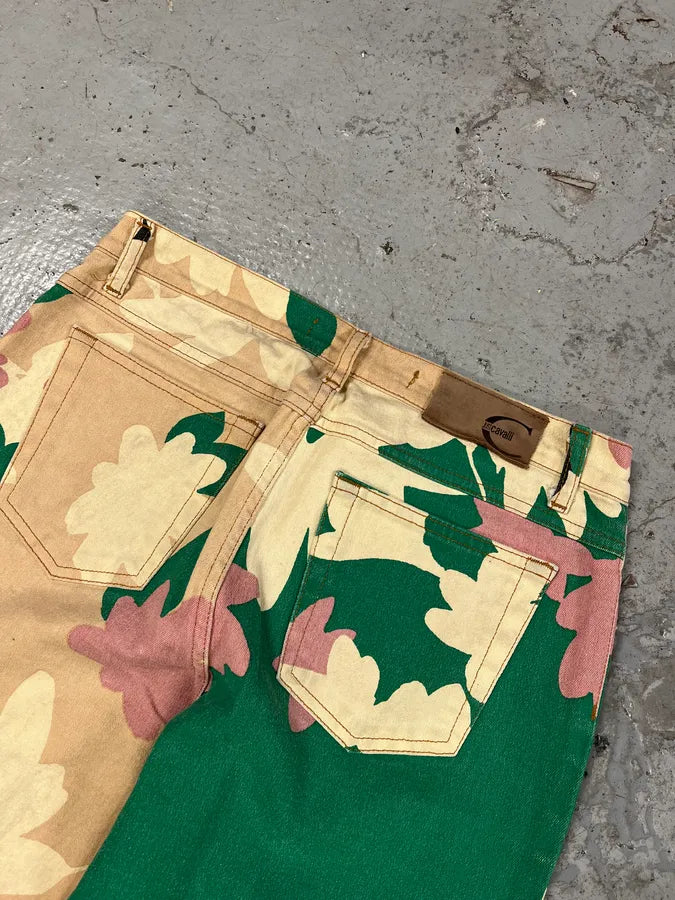 2000s Cavalli Human Artwork Contemporary Pants tKOBXoL 7