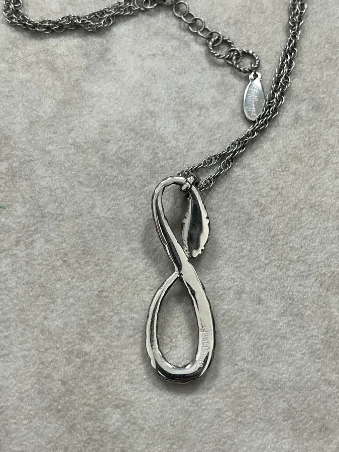 2000s Cavalli Infinity Snake Necklace aFTXLOR 5