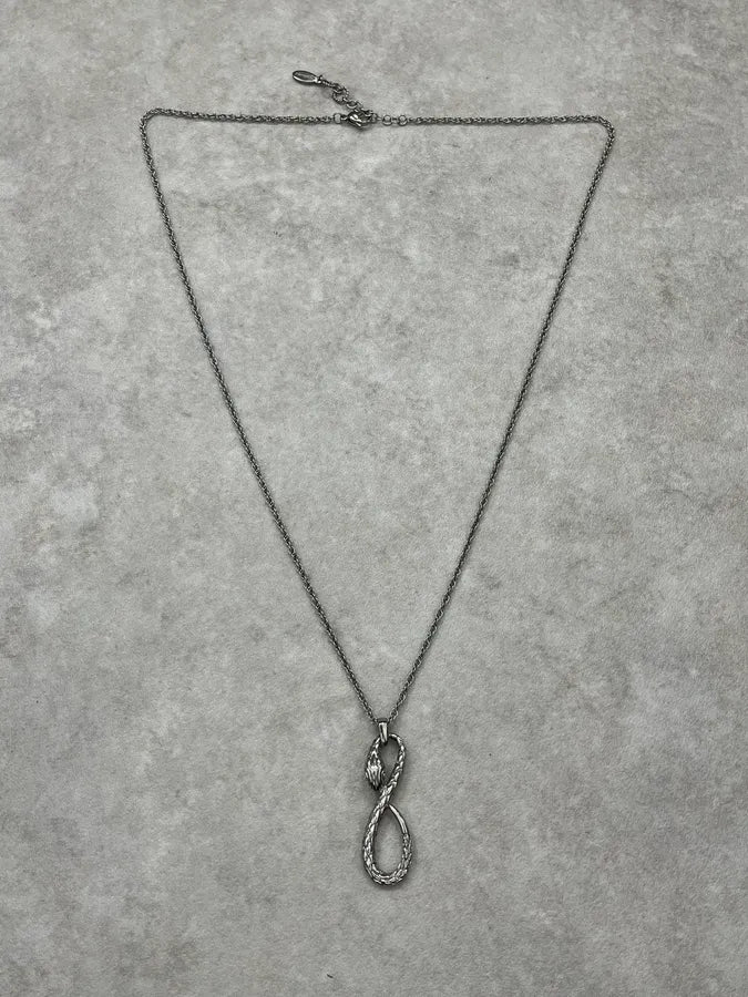 2000s Cavalli Infinity Snake Necklace aFTXLOR 4