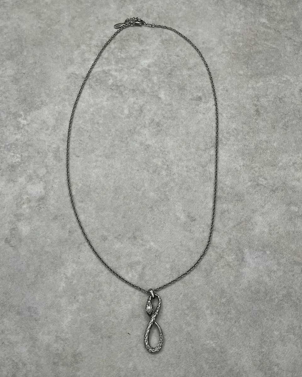 2000s Cavalli Infinity Snake Necklace aFTXLOR 0