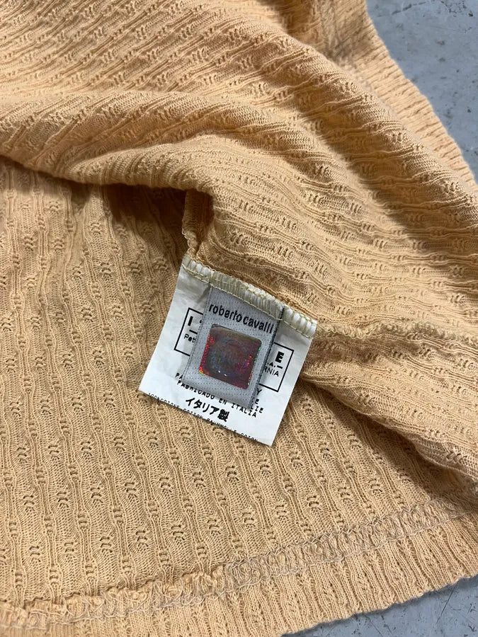 2000s Cavalli Laced Henley Cream Longsleeves wBmvvvW 8