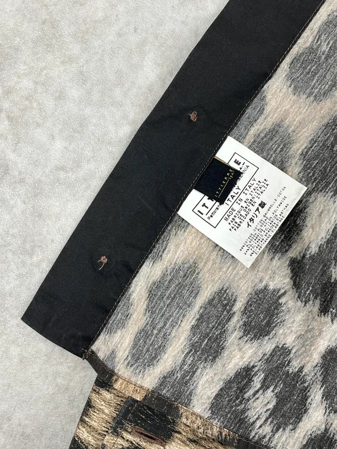 2000s Cavalli Leopard Beige Shirt hVtQeli 10