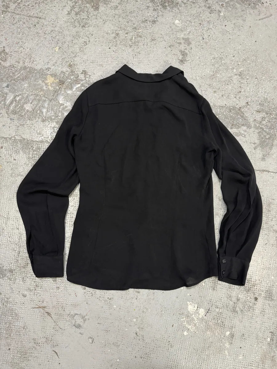 2000s Cavalli Leopard Black Shirt mNlneSw 3