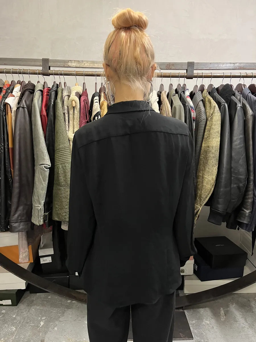 2000s Cavalli Leopard Black Shirt mNlneSw 2