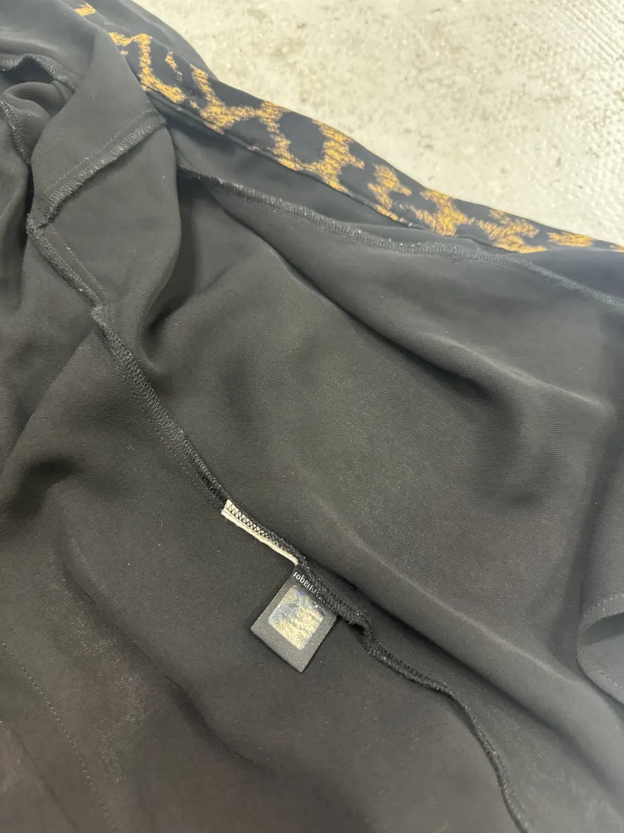2000s Cavalli Leopard Black Shirt mNlneSw 6