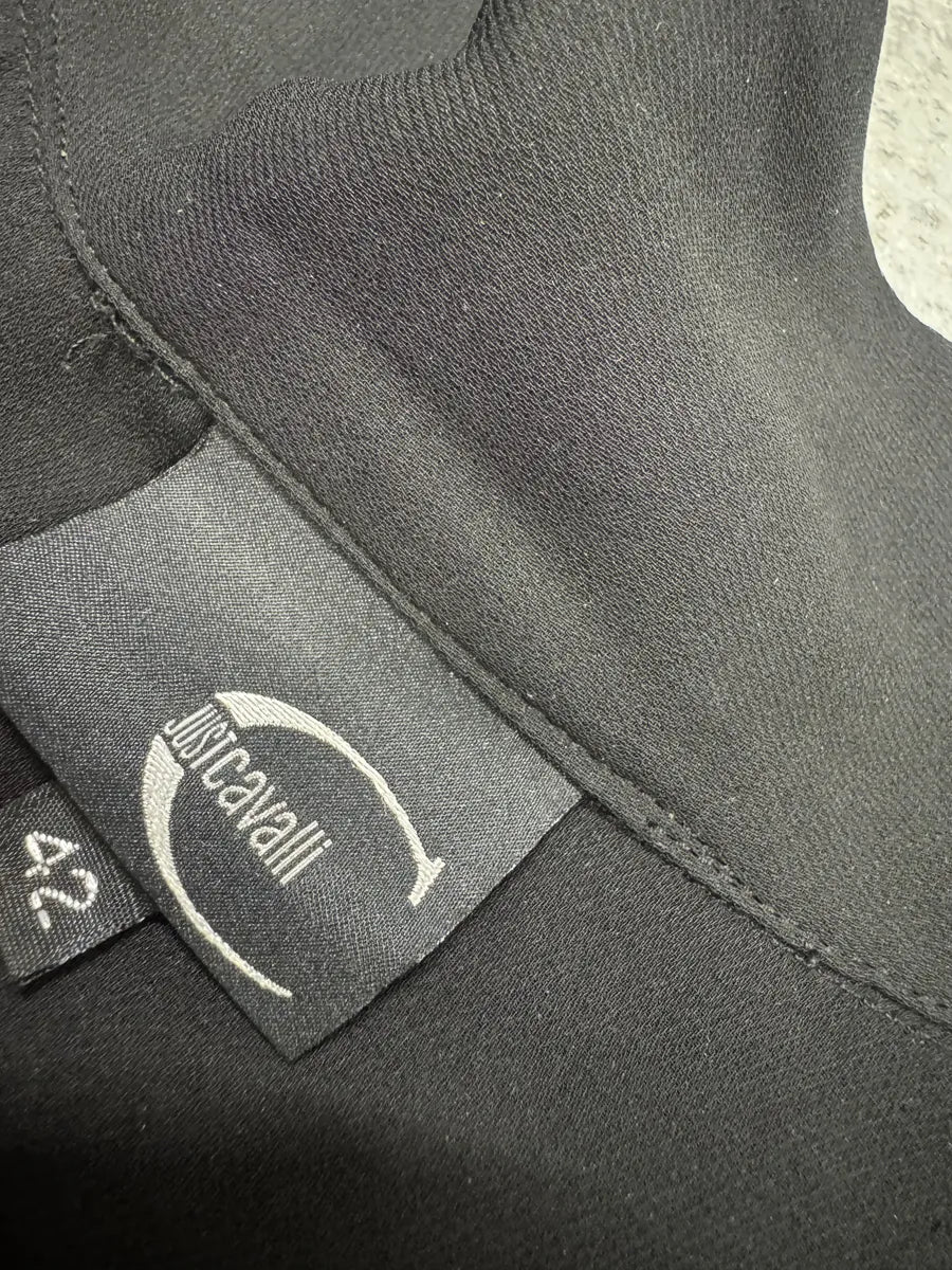 2000s Cavalli Leopard Black Shirt mNlneSw 7