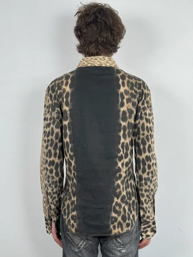 2000s Cavalli Leopard Black Shirt yNpQbrQ 2