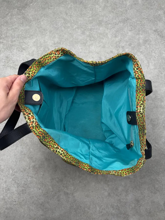 2010s Cavalli Leopard Green Modular Handle Bag LfgpXbd 10