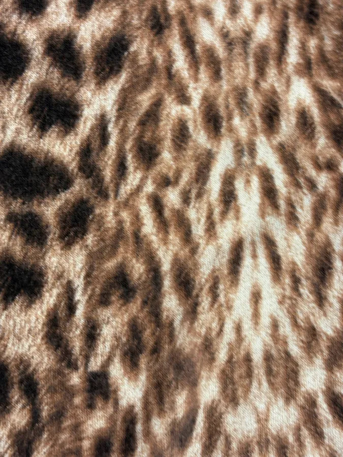 2000s Cavalli Leopard Print Camel & Black Dress zCmRaKW 7