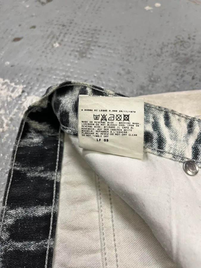 2000s Cavalli Leopard Gradient Black & White Pants ihTBqOx 12