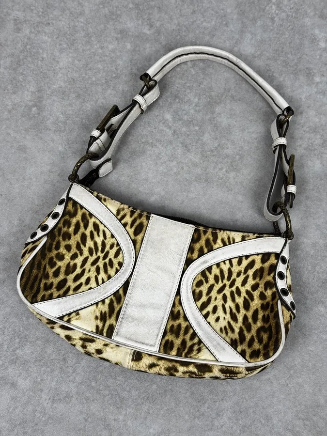 2000s Cavalli Leopard Handle Bag rXgQQOP 5
