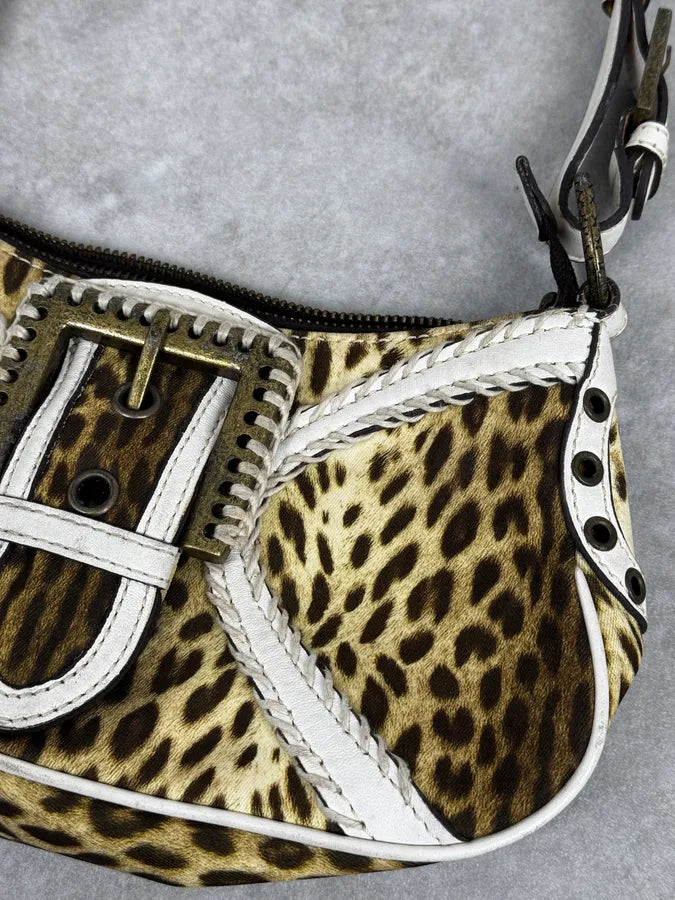 2000s Cavalli Leopard Handle Bag rXgQQOP 6
