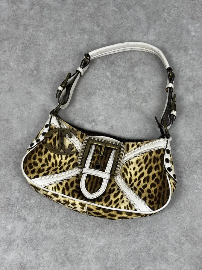 2000s Cavalli Leopard Handle Bag rXgQQOP 4
