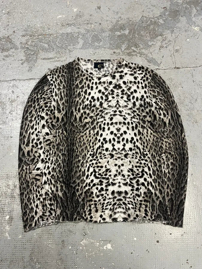 2000s Cavalli Leopard Longsleeves Top (S) BnDiFOf 0