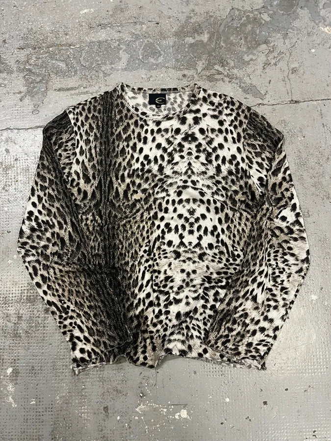 2000s Cavalli Leopard Longsleeves Top (S) BnDiFOf 1