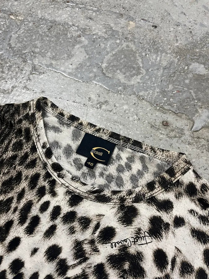 2000s Cavalli Leopard Longsleeves Top (S) BnDiFOf 2