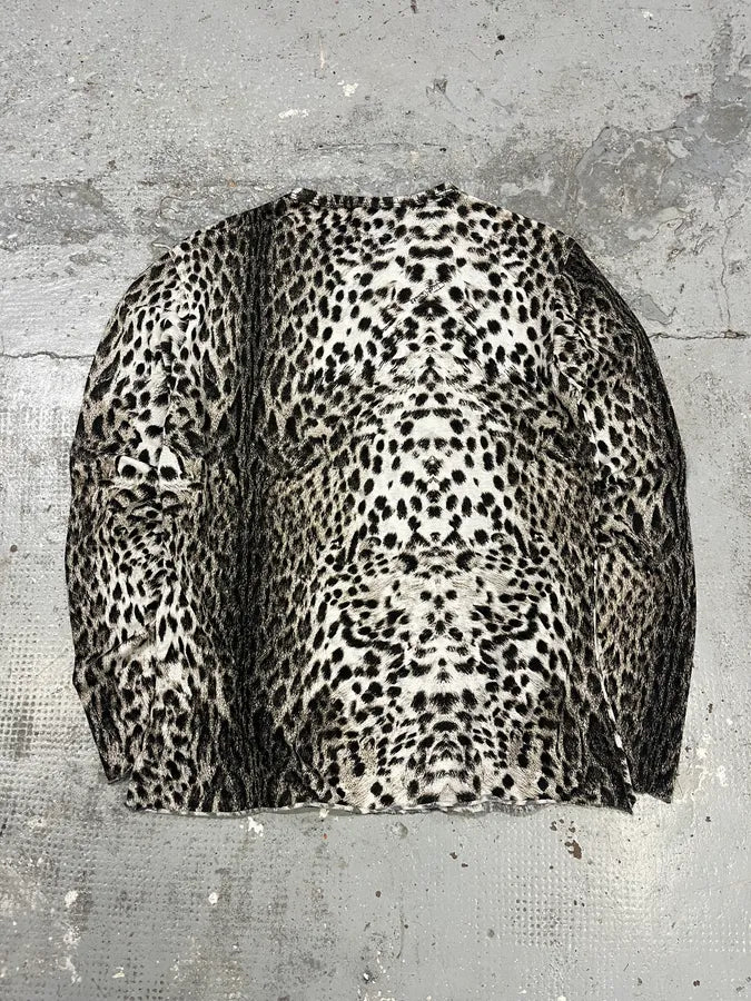 2000s Cavalli Leopard Longsleeves Top (S) BnDiFOf 4