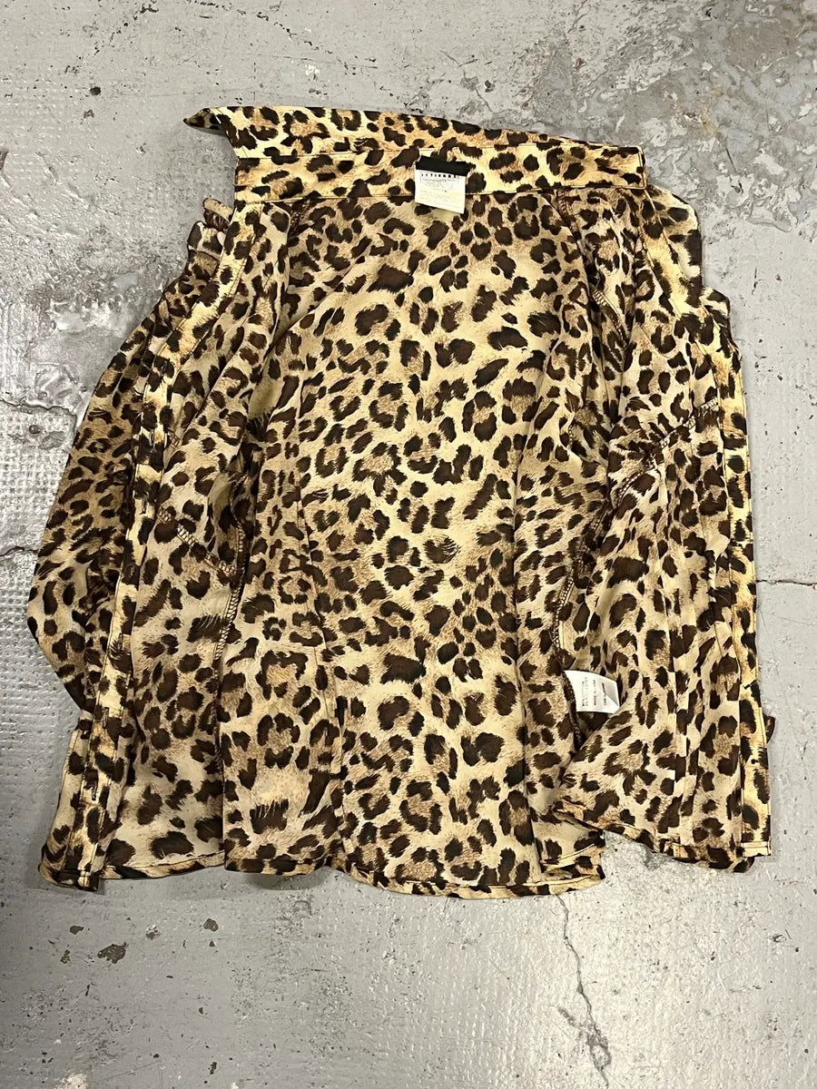 2000s Cavalli Leopard Print Chic Shirt mICmZvt 6