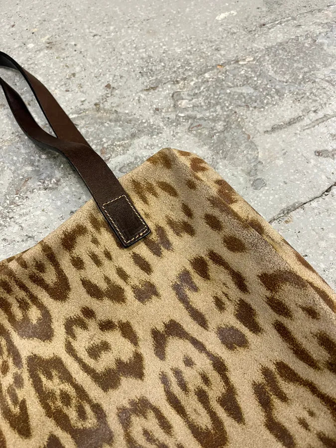 2000s Cavalli Leopard Print Handle Bag (OS) ECxbcEQ 3