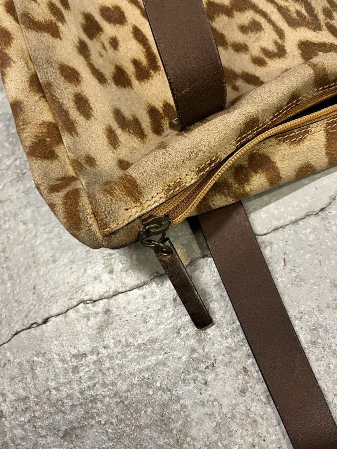 2000s Cavalli Leopard Print Handle Bag (OS) ECxbcEQ 7