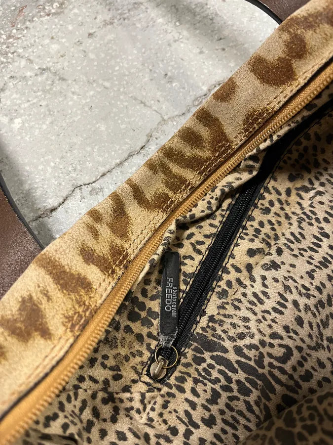 2000s Cavalli Leopard Print Handle Bag (OS) ECxbcEQ 8