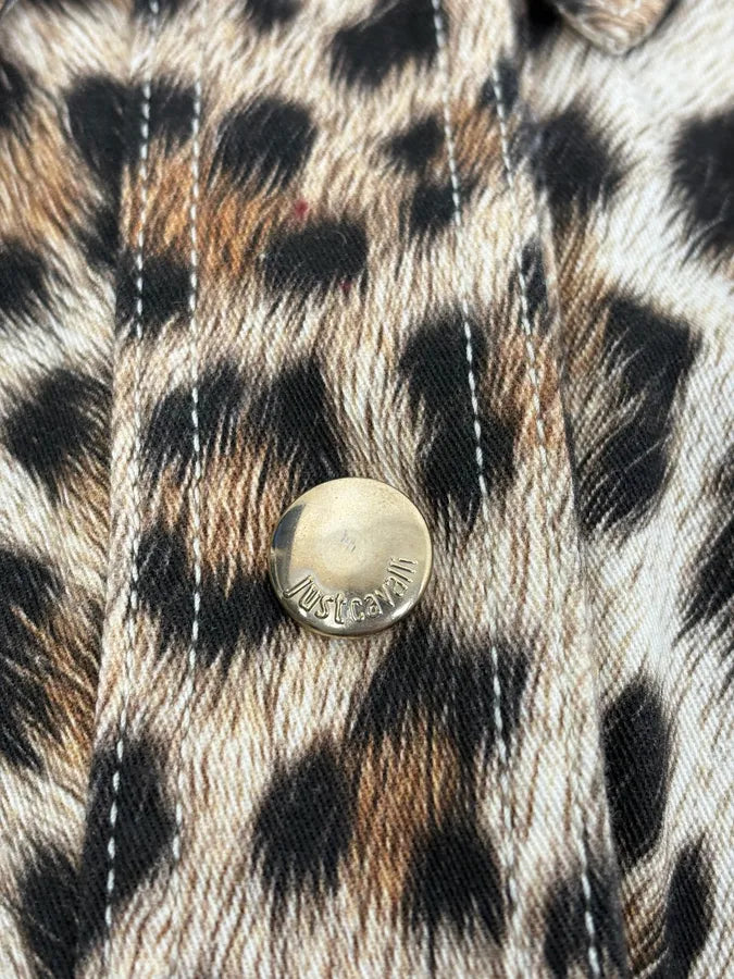 SS2016 Cavalli Leopard Print Jacket nYSWALa 8