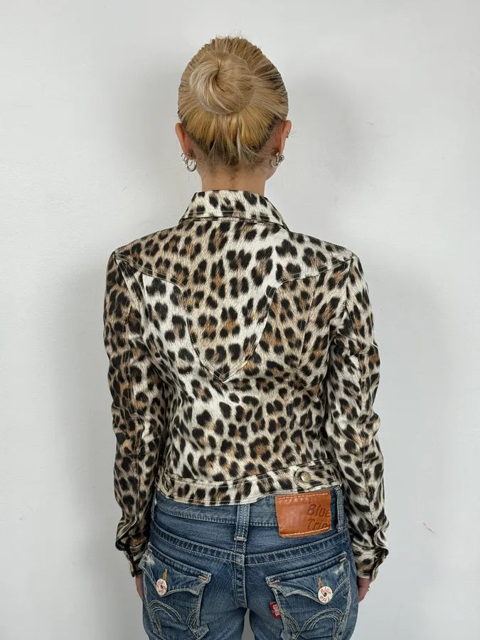 SS2016 Cavalli Leopard Print Jacket nYSWALa 2