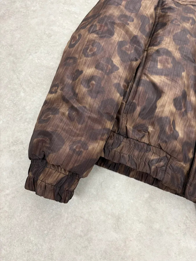 2000s Cavalli Leopard Print Obscure Bomber Jacket BIVXoaY 7