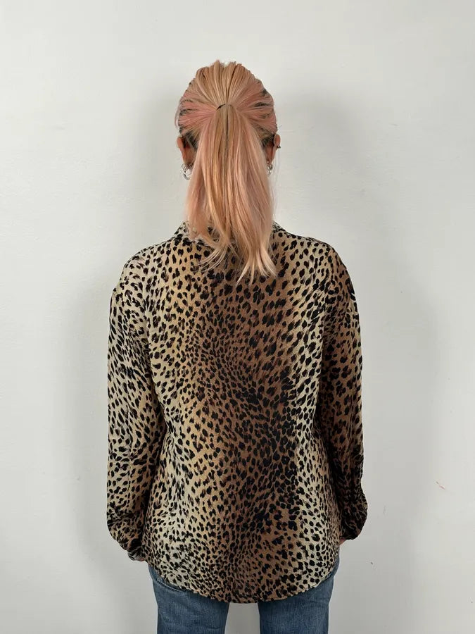 2000s Cavalli Leopard Print Shirt  BCibbMB 2