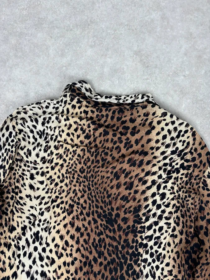 2000s Cavalli Leopard Print Shirt  BCibbMB 5