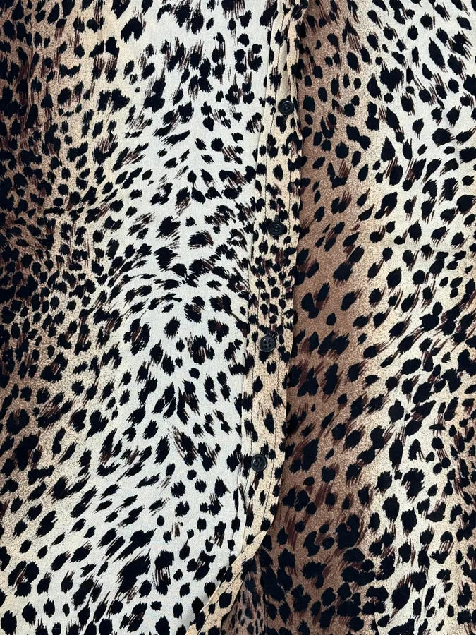 2000s Cavalli Leopard Print Shirt  BCibbMB 7