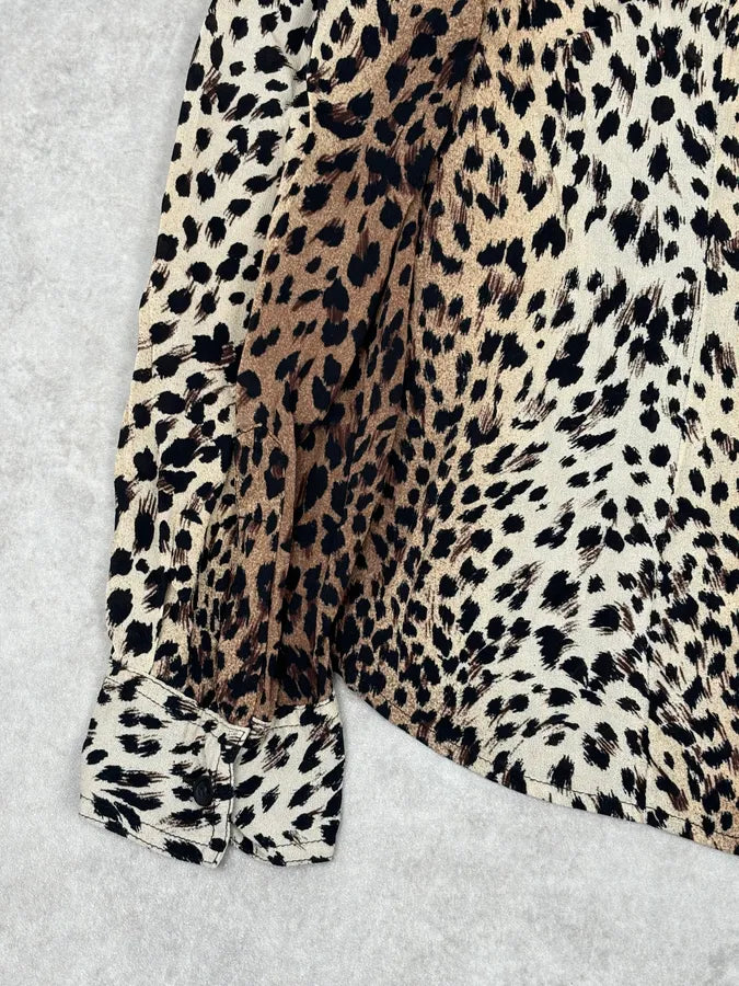 2000s Cavalli Leopard Print Shirt  BCibbMB 8