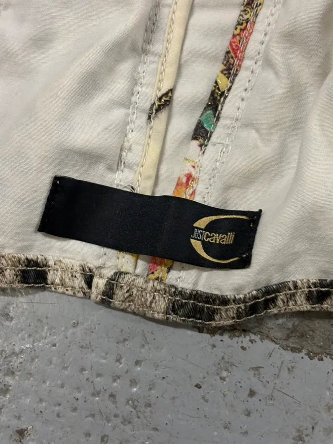 AW2005 Cavalli Leopard Print White Jacket qpcRgRG 11