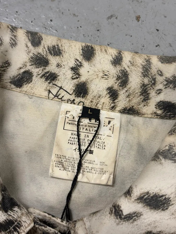 AW2005 Cavalli Leopard Print White Jacket qpcRgRG 7