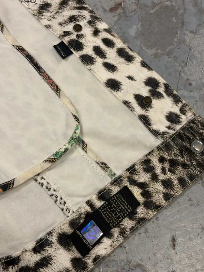 AW2005 Cavalli Leopard Print White Jacket qpcRgRG 10