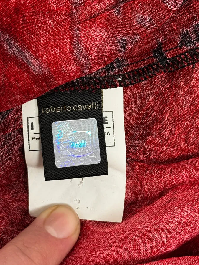 2000s Cavalli Leopard Red Tank Top sKotwrb 8