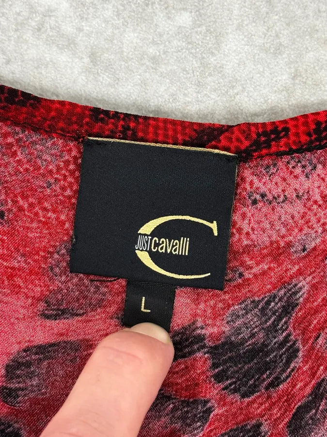 2000s Cavalli Leopard Red Tank Top sKotwrb 7