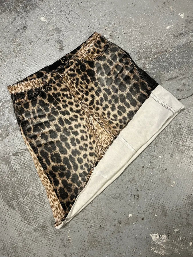 2000s Cavalli Leopard Skirt (M) eEfAcjG 5
