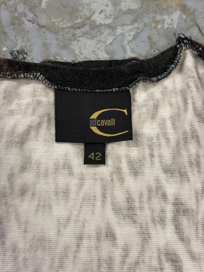 2000s Cavalli Leopard T-Shirt yicPnwW 7